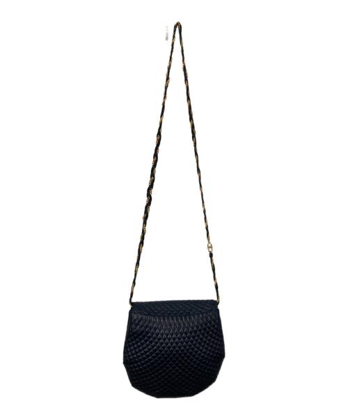 BALLY（バリー）BALLY (バリー) フリンレザーキルティングジショルダーバッグ ネイビーの古着・服飾アイテム
