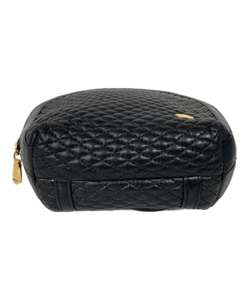 BALLY（バリー）BALLY (バリー) レザーキルティングショルダーバッグ ブラックの古着・服飾アイテム