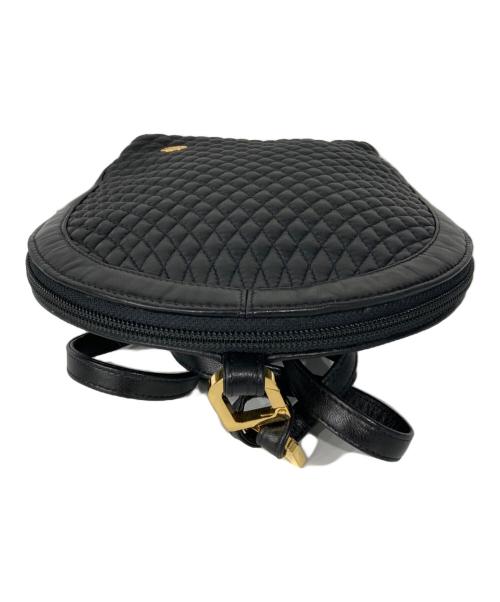 BALLY（バリー）BALLY (バリー) レザーキルティングショルダーバッグ ブラックの古着・服飾アイテム