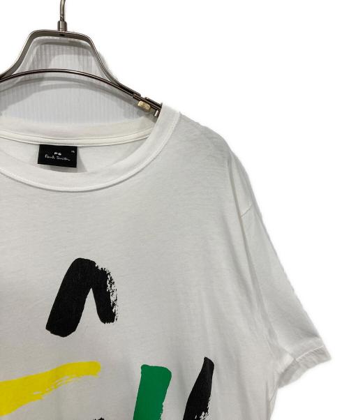 PS Paul Smith（ＰＳポールスミス）PS Paul Smith (ＰＳポールスミス) プリントTシャツ ホワイト サイズ:XLの古着・服飾アイテム
