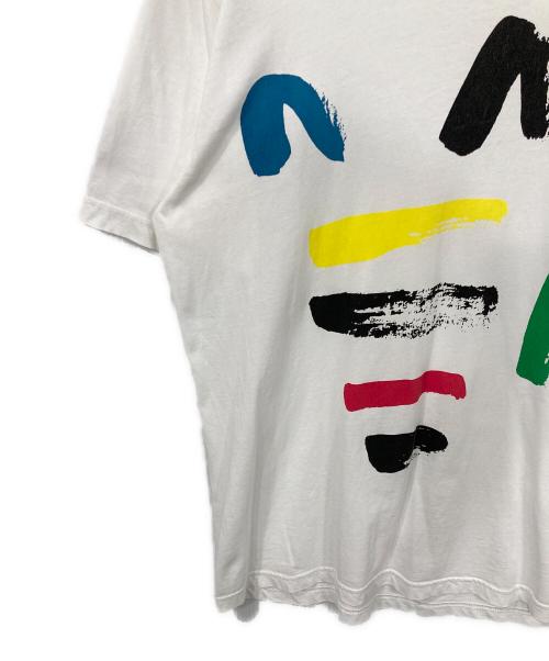 PS Paul Smith（ＰＳポールスミス）PS Paul Smith (ＰＳポールスミス) プリントTシャツ ホワイト サイズ:XLの古着・服飾アイテム