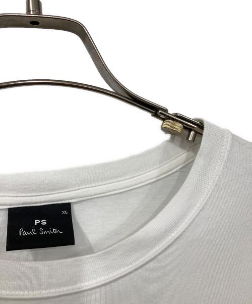 PS Paul Smith（ＰＳポールスミス）PS Paul Smith (ＰＳポールスミス) プリントTシャツ ホワイト サイズ:XLの古着・服飾アイテム