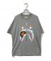 A BATHING APE（アベイシングエイプ）の古着「シャークプリントコットンTシャツ」｜グレー