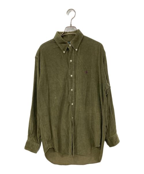 RALPH LAUREN（ラルフローレン）RALPH LAUREN (ラルフローレン) BLAKEコーデュロイシャツ オリーブ サイズ:Mの古着・服飾アイテム