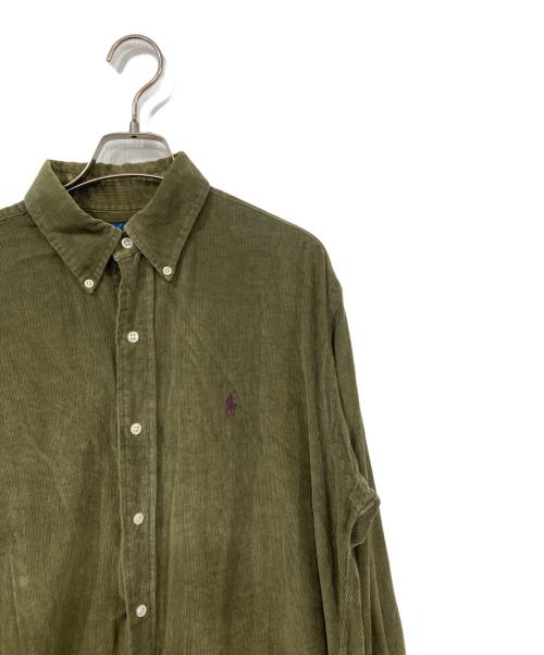 RALPH LAUREN（ラルフローレン）RALPH LAUREN (ラルフローレン) BLAKEコーデュロイシャツ オリーブ サイズ:Mの古着・服飾アイテム