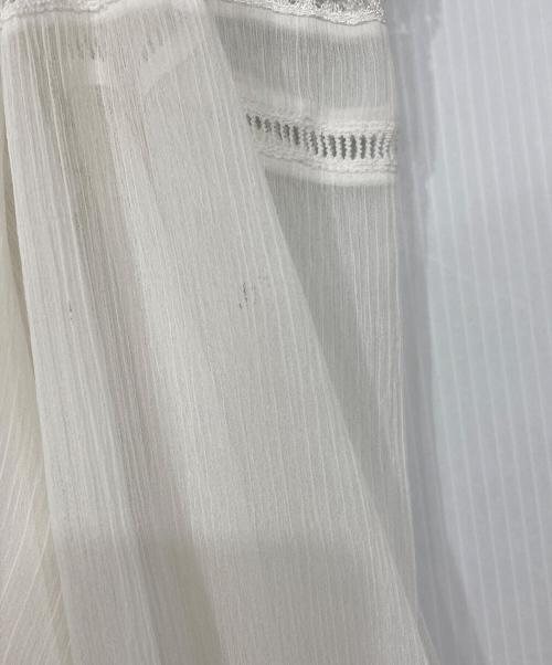 Snidel（スナイデル）Snidel (スナイデル) シフォンブラウス ホワイト サイズ:Fの古着・服飾アイテム