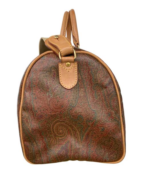 ETRO（エトロ）ETRO (エトロ) ペイズリー柄ボストンバッグ ブラウンの古着・服飾アイテム