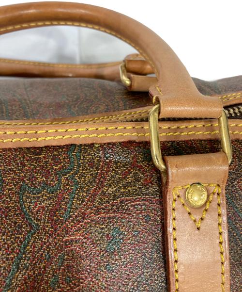 ETRO（エトロ）ETRO (エトロ) ペイズリー柄ボストンバッグ ブラウンの古着・服飾アイテム