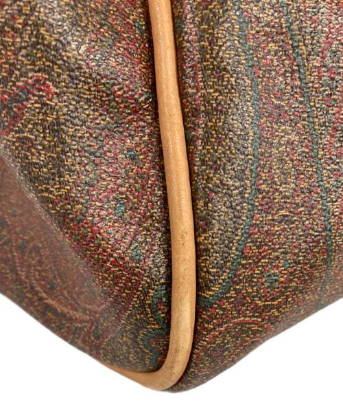 ETRO（エトロ）ETRO (エトロ) ペイズリー柄ボストンバッグ ブラウンの古着・服飾アイテム