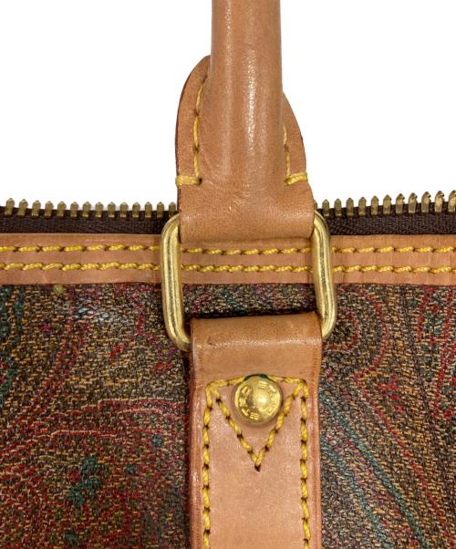 ETRO（エトロ）ETRO (エトロ) ペイズリー柄ボストンバッグ ブラウンの古着・服飾アイテム