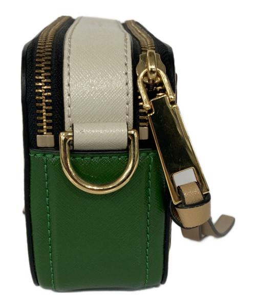 MARC JACOBS（マークジェイコブス）MARC JACOBS (マークジェイコブス) ショルダーバッグ グリーン×ベージュの古着・服飾アイテム