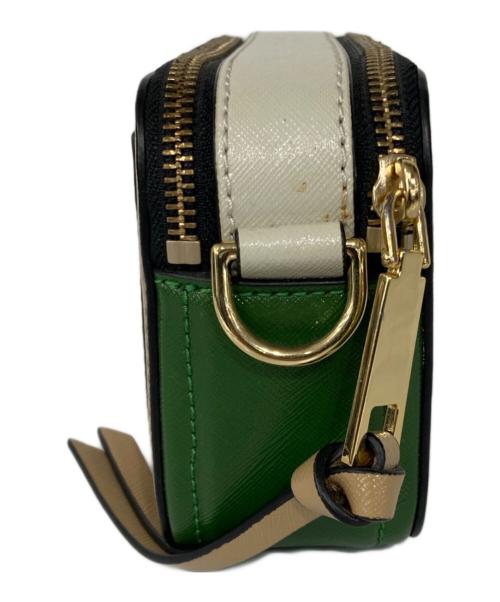 MARC JACOBS（マークジェイコブス）MARC JACOBS (マークジェイコブス) ショルダーバッグ グリーン×ベージュの古着・服飾アイテム
