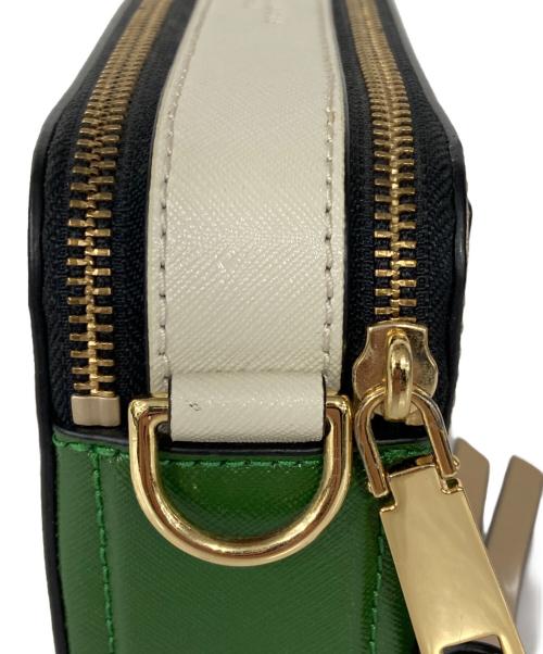 MARC JACOBS（マークジェイコブス）MARC JACOBS (マークジェイコブス) ショルダーバッグ グリーン×ベージュの古着・服飾アイテム