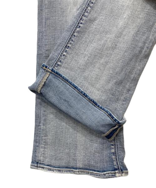 GYDA（ジェイダ）GYDA (ジェイダ) High Waist BACK Cross Flare Pants インディゴ サイズ:Sの古着・服飾アイテム