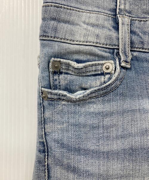 GYDA（ジェイダ）GYDA (ジェイダ) High Waist BACK Cross Flare Pants インディゴ サイズ:Sの古着・服飾アイテム