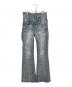 GYDA（ジェイダ）の古着「High Waist BACK Cross Flare Pants」｜インディゴ