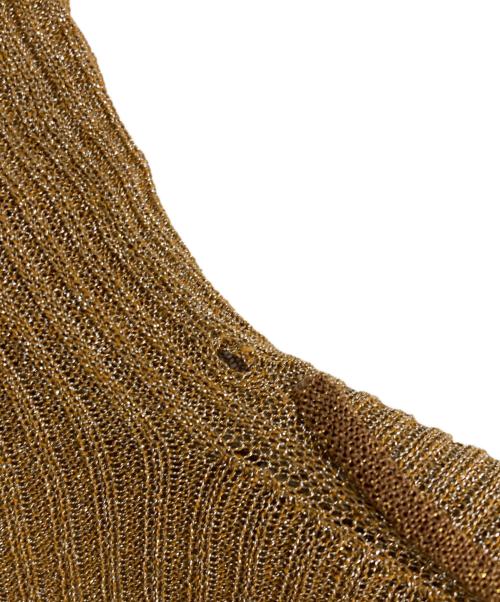Acne studios（アクネ ストゥディオズ）ACNE STUDIOS (アクネ ストゥディオズ) ラメニット ブラウン サイズ:XXSの古着・服飾アイテム