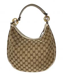 GUCCI（グッチ）の古着「GGツインズワンショルダーバッグ」｜ベージュ