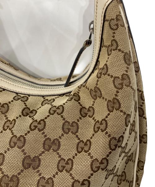 GUCCI（グッチ）GUCCI (グッチ) GGツインズワンショルダーバッグ ベージュの古着・服飾アイテム