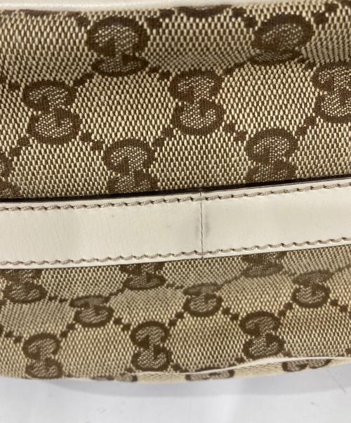 GUCCI（グッチ）GUCCI (グッチ) GGツインズワンショルダーバッグ ベージュの古着・服飾アイテム