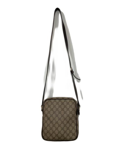 GUCCI（グッチ）GUCCI (グッチ) GGスプリーム ショルダーバッグ ベージュの古着・服飾アイテム