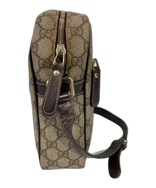 GUCCI（グッチ）GUCCI (グッチ) GGスプリーム ショルダーバッグ ベージュの古着・服飾アイテム