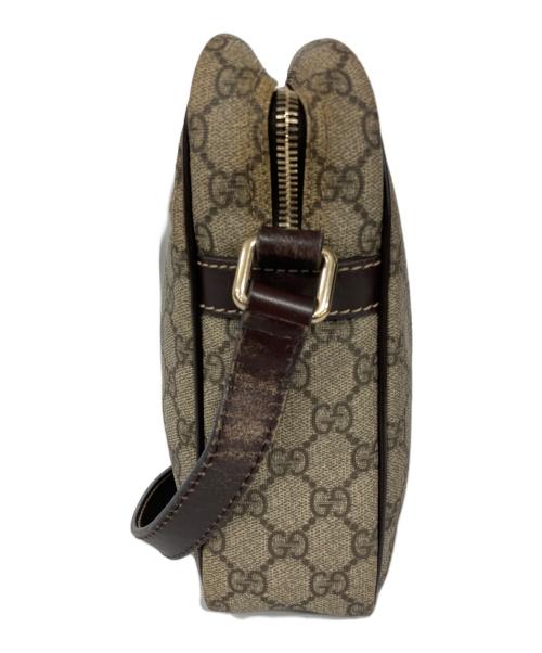 GUCCI（グッチ）GUCCI (グッチ) GGスプリーム ショルダーバッグ ベージュの古着・服飾アイテム