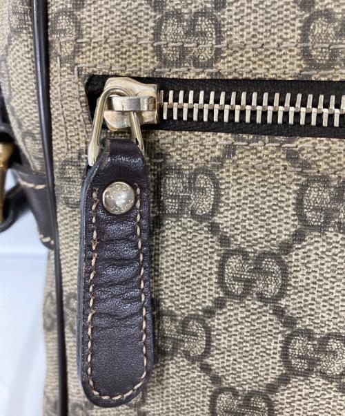GUCCI（グッチ）GUCCI (グッチ) GGスプリーム ショルダーバッグ ベージュの古着・服飾アイテム