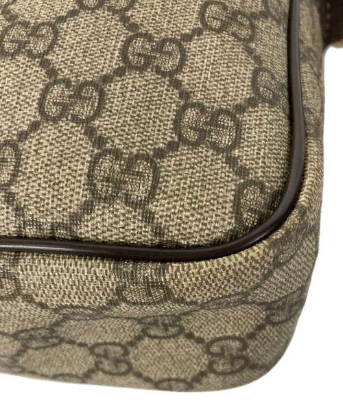 GUCCI（グッチ）GUCCI (グッチ) GGスプリーム ショルダーバッグ ベージュの古着・服飾アイテム