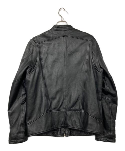 G-STAR RAW（ジースターロゥ）G-STAR RAW (ジースターロゥ) MOWER LEATHER JKT ブラック サイズ:Lの古着・服飾アイテム