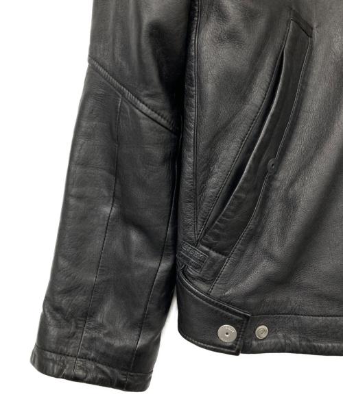 G-STAR RAW（ジースターロゥ）G-STAR RAW (ジースターロゥ) MOWER LEATHER JKT ブラック サイズ:Lの古着・服飾アイテム