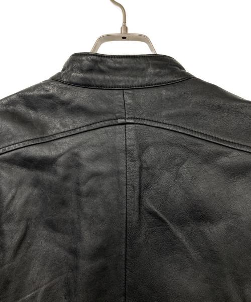 G-STAR RAW（ジースターロゥ）G-STAR RAW (ジースターロゥ) MOWER LEATHER JKT ブラック サイズ:Lの古着・服飾アイテム