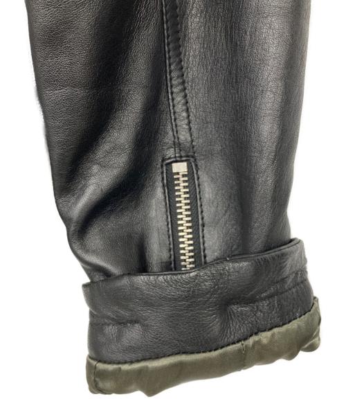 G-STAR RAW（ジースターロゥ）G-STAR RAW (ジースターロゥ) MOWER LEATHER JKT ブラック サイズ:Lの古着・服飾アイテム