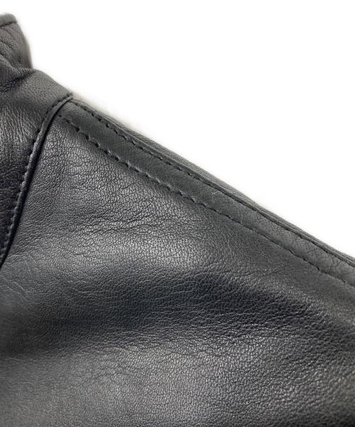 G-STAR RAW（ジースターロゥ）G-STAR RAW (ジースターロゥ) MOWER LEATHER JKT ブラック サイズ:Lの古着・服飾アイテム