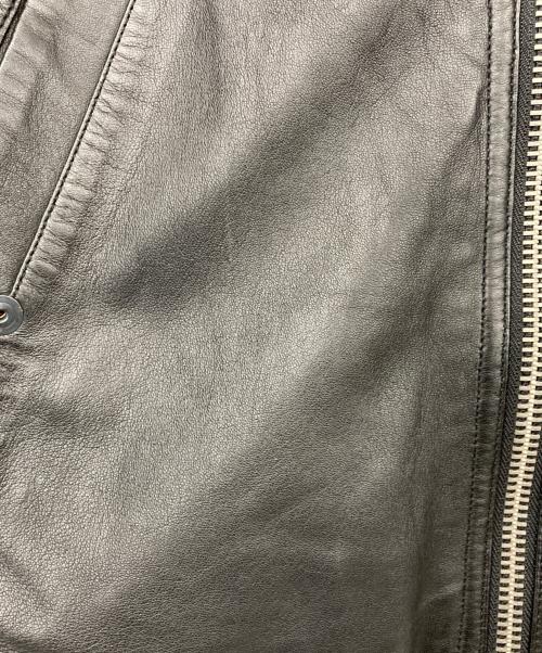 G-STAR RAW（ジースターロゥ）G-STAR RAW (ジースターロゥ) MOWER LEATHER JKT ブラック サイズ:Lの古着・服飾アイテム