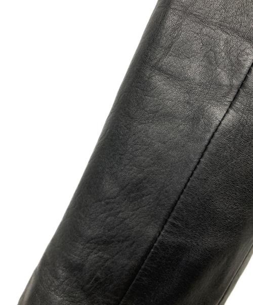 G-STAR RAW（ジースターロゥ）G-STAR RAW (ジースターロゥ) MOWER LEATHER JKT ブラック サイズ:Lの古着・服飾アイテム