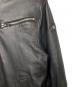 中古・古着 G-STAR RAW (ジースターロゥ) MOWER LEATHER JKT ブラック サイズ:L：18000円