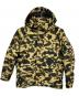 A BATHING APE（アベイシングエイプ）の古着「スノボダウンジャケット」｜ベージュ×ブラック
