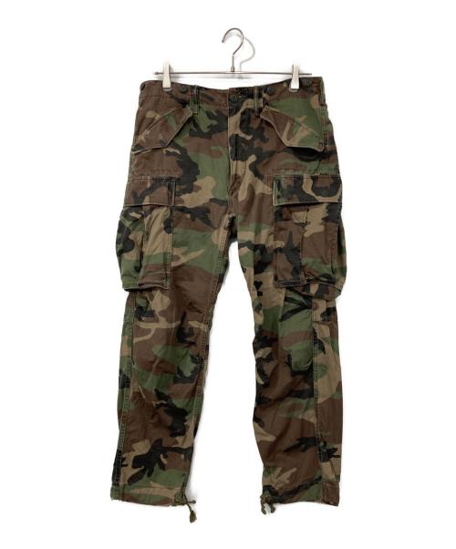 RALPH LAUREN（ラルフローレン）RALPH LAUREN (ラルフローレン) カモフラカーゴパンツ ブラウン×カーキ サイズ:W31×L30の古着・服飾アイテム