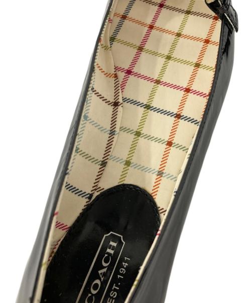 COACH（コーチ）COACH (コーチ) フラットパンプス ブラック サイズ:8Bの古着・服飾アイテム