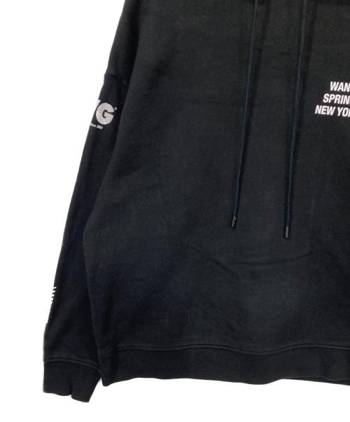 ALEXANDER WANG（アレキサンダー・ワン）ALEXANDER WANG (アレキサンダー・ワン) 裏起毛スウェットパーカー ブラック サイズ:XSの古着・服飾アイテム
