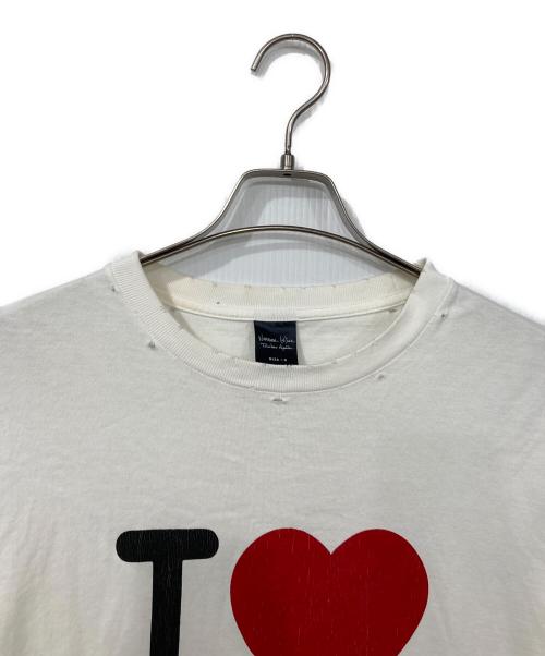 NUMBER (N)INE（ナンバーナイン）NUMBER (N)INE (ナンバーナイン) I Love But I Hate You グラフィックプリント半袖Tシャツ ブラック サイズ:2の古着・服飾アイテム