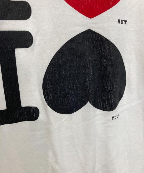 NUMBER (N)INE（ナンバーナイン）NUMBER (N)INE (ナンバーナイン) I Love But I Hate You グラフィックプリント半袖Tシャツ ブラック サイズ:2の古着・服飾アイテム