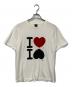 NUMBER (N)INE（ナンバーナイン）の古着「I Love But I Hate You グラフィックプリント半袖Tシャツ」｜ブラック