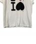 中古・古着 NUMBER (N)INE (ナンバーナイン) I Love But I Hate You グラフィックプリント半袖Tシャツ ブラック サイズ:2：6000円