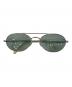 OLIVER PEOPLES（オリバーピープルズ）の古着「メタルフレームサングラス」｜グリーン
