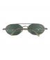 OLIVER PEOPLES (オリバーピープルズ) メタルフレームサングラス グリーン：16000円