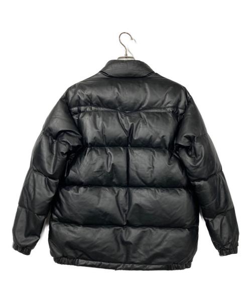 RED EAR（レッドイアー）RED EAR (レッドイアー) カウレザーダウンジャケット ブラック サイズ:Mの古着・服飾アイテム