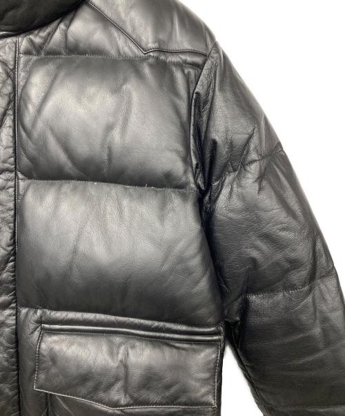 RED EAR（レッドイアー）RED EAR (レッドイアー) カウレザーダウンジャケット ブラック サイズ:Mの古着・服飾アイテム