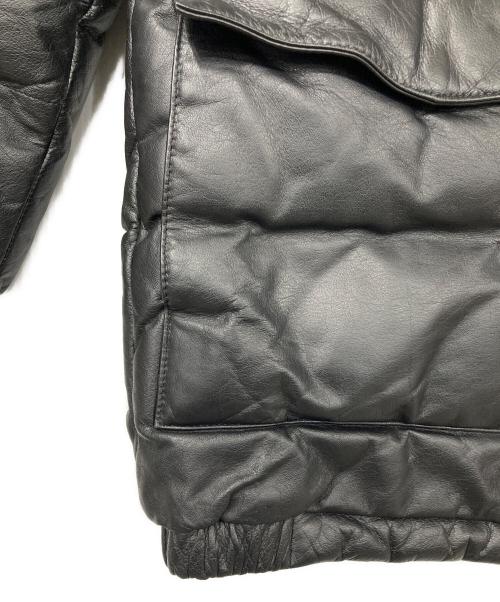RED EAR（レッドイアー）RED EAR (レッドイアー) カウレザーダウンジャケット ブラック サイズ:Mの古着・服飾アイテム